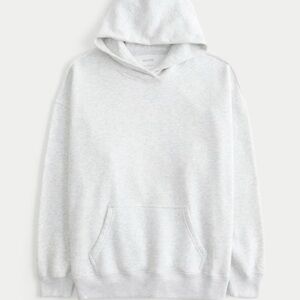Hollister Light Gray Hoodie